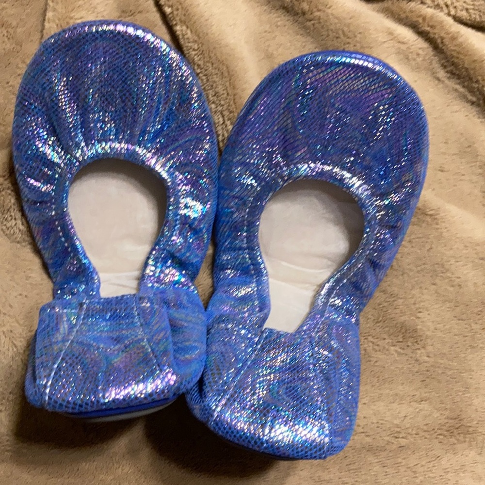 Blue Rainbow Suede Storehouse Flats